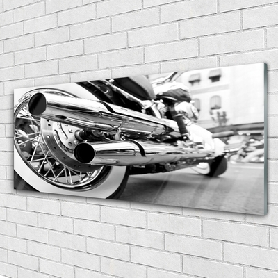 Billede glas Motorbike Art