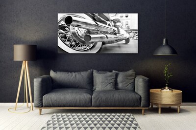 Billede glas Motorbike Art