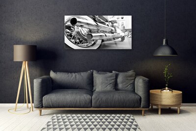 Billede glas Motorbike Art