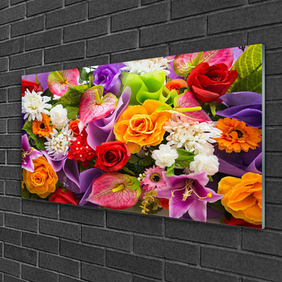 Glasbillede Wall Flower