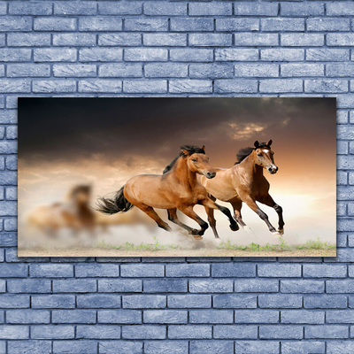 Glas billede Horses Animals