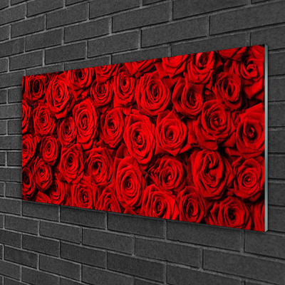 Billede glas Wall Roses