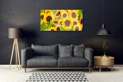 Billede glas Plant Sunflowers