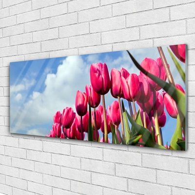 Billede i glas Wall Tulip