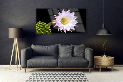 Glasbillede Wall Flower