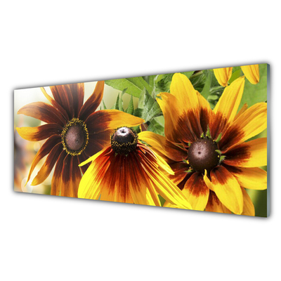 Glas billede Blomster Plante