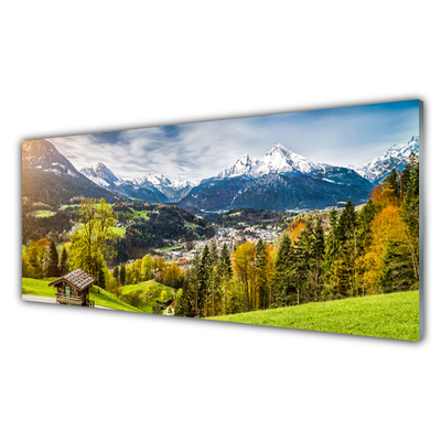 Billede i glas Alps Landscape