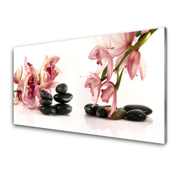 Glasfoto Flower Spa Art Zen