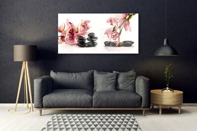 Glasfoto Flower Spa Art Zen