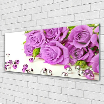 Billede i glas Roses Flowers