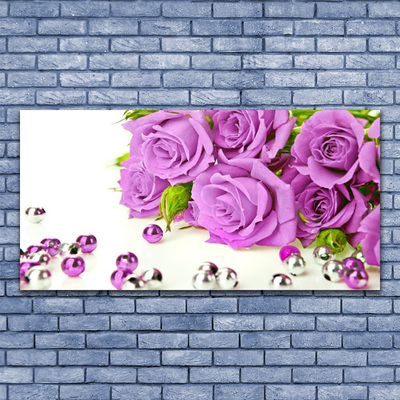 Billede i glas Roses Flowers