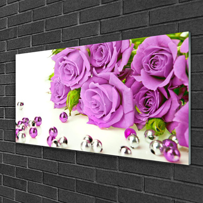 Billede i glas Roses Flowers