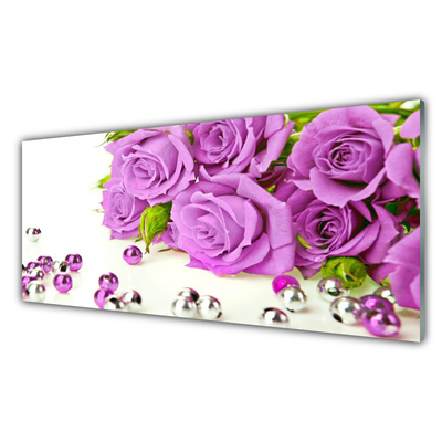 Billede i glas Roses Flowers