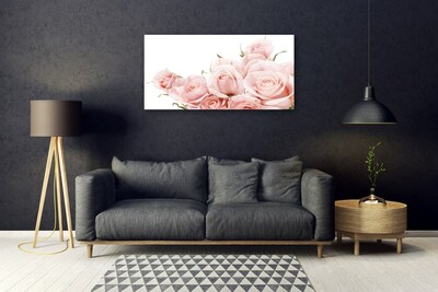 Billede i glas Roses Flowers Plant