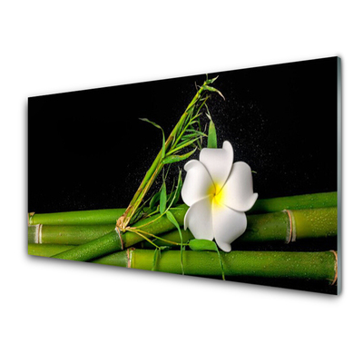 Glas billede Bamboo Flower Plant