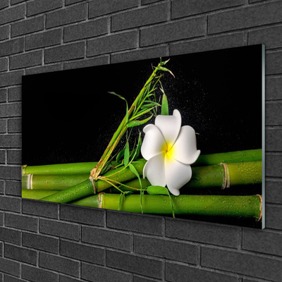 Glas billede Bamboo Flower Plant