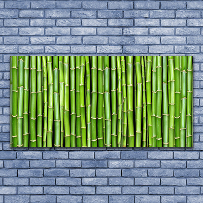 Glas billede Bamboo Flower Plant