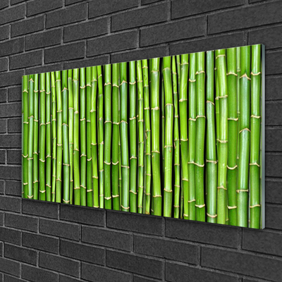 Glas billede Bamboo Flower Plant