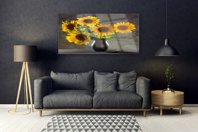 Billede glas Sunflower Vase Plant