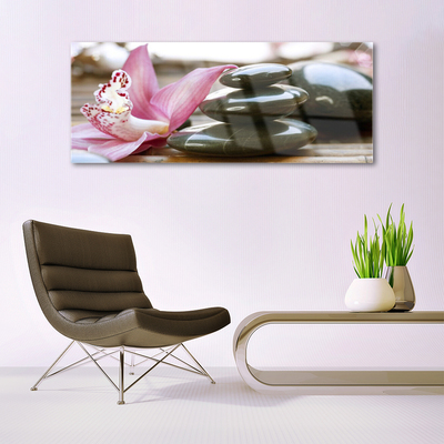 Billede i glas Flower Orchid Art