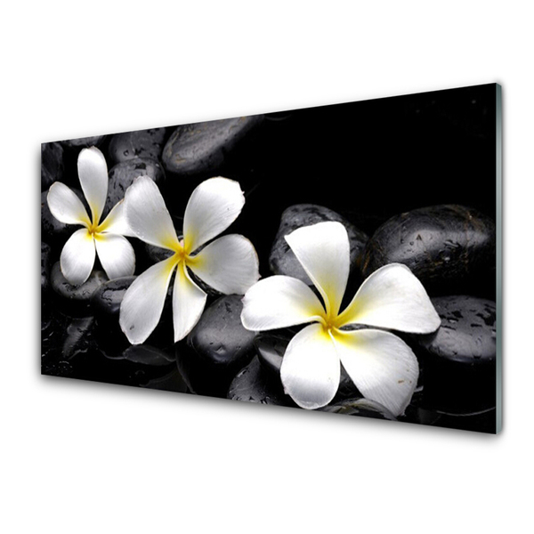 Glas billede Flower Plumeria Plant