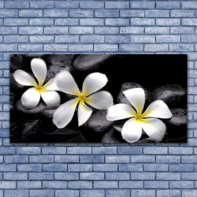 Glas billede Flower Plumeria Plant