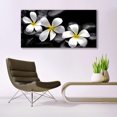 Glas billede Flower Plumeria Plant