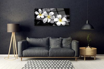 Glas billede Flower Plumeria Plant