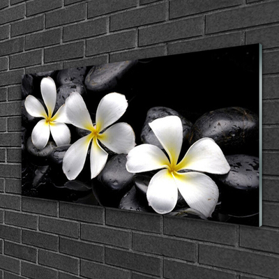 Glas billede Flower Plumeria Plant