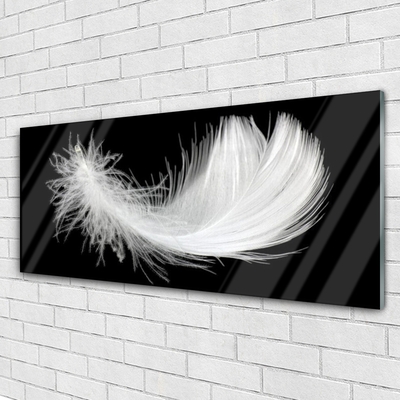 Glas billede Feather Art