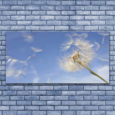 Glas billede Dandelion Plant