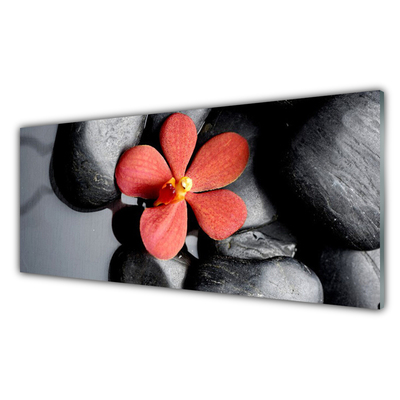 Billede i glas Flower Stones Art