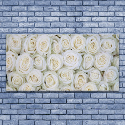 Billede i glas Roses Flowers Plant