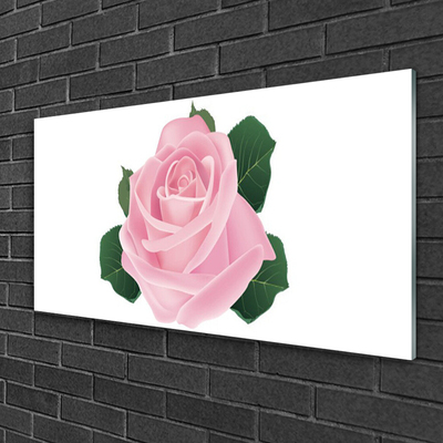 Billede i glas Rose Flower Plants Nature