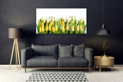 Glasbillede Tulipaner Blomster Plante