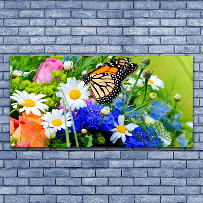 Glas billede Blomster Natur Plante