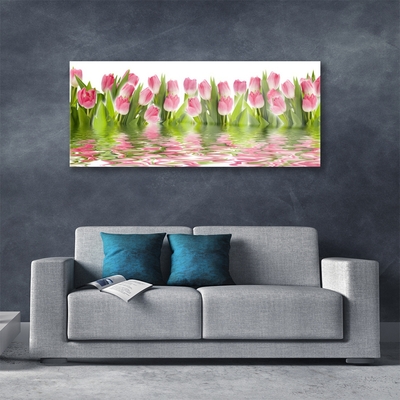 Billede glas Tulipaner Planter Natur