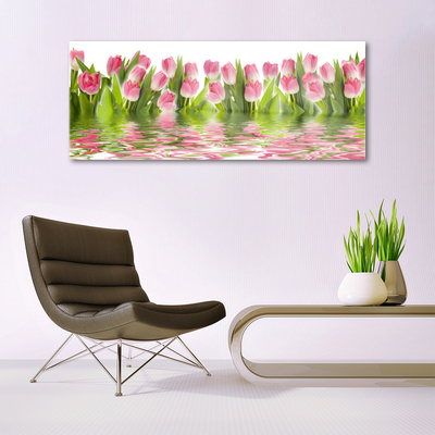 Billede glas Tulipaner Planter Natur