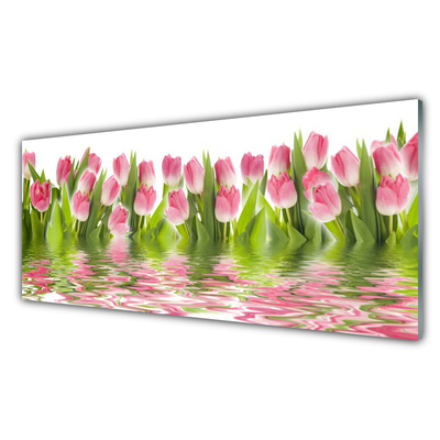 Billede glas Tulipaner Planter Natur