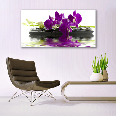 Glas billede Blomster Planter Natur