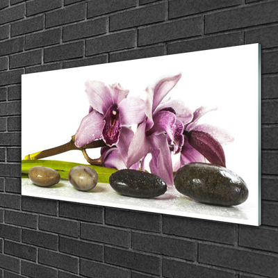 Billede i glas Flower Stones Plant