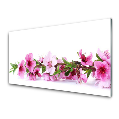 Glas billede Blomster Natur Plante