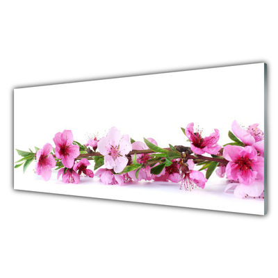 Glas billede Blomster Natur Plante