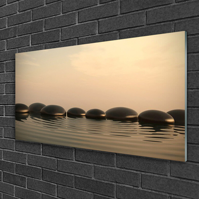 Billede i glas Stones Water Art