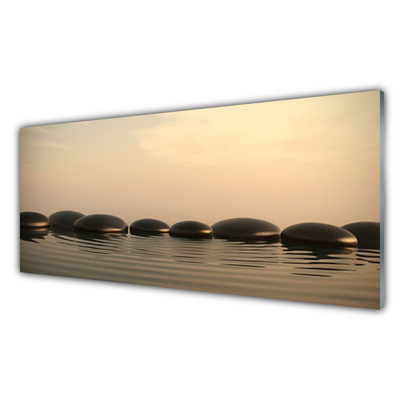 Billede i glas Stones Water Art