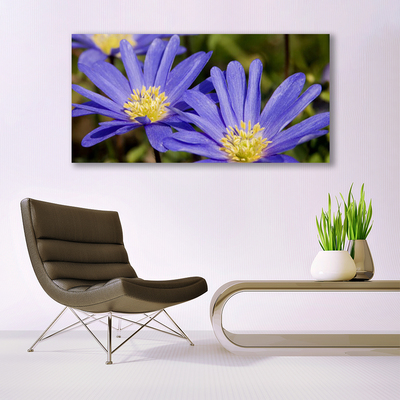 Glasfoto Blomster Plante Natur