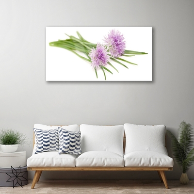 Glasfoto Blomster Plante Natur