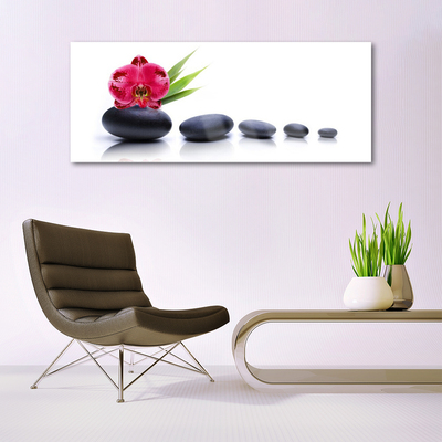 Billede i glas Flower Orchid Graphic