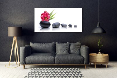 Billede i glas Flower Orchid Graphic