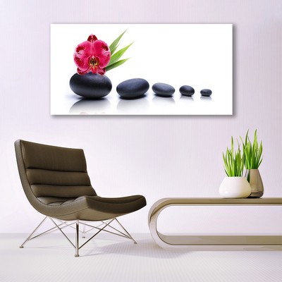 Billede i glas Flower Orchid Graphic